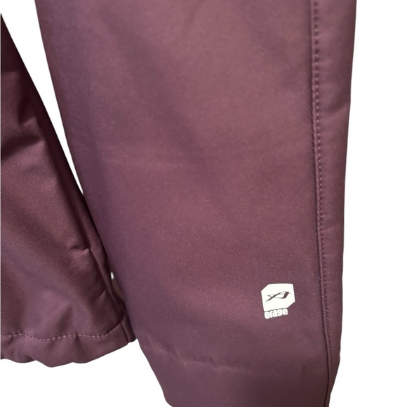 Orage Soft Shell Lightweight Ski Jacket Coat L Purple Fleece Lined Waterproof - Picture 4 of 12